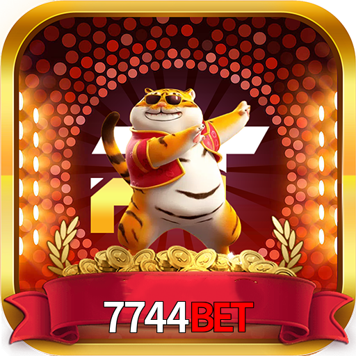 Imagem promocional da 7744bet mostrando a plataforma e suas vantagens